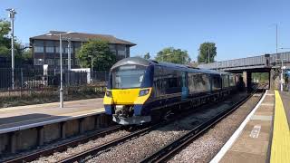 707 010  009 in Southeastern blue livery at Sevenoaks 07092021 [upl. by Annol]