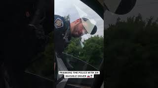 PRANKING THE POLICE WITH AN INVISIBLE DRIVER 🚘👮🏻‍♂️ [upl. by Moulden]