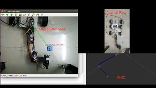 Object tracking robot using ROS Moveit and OpenCV  Arduino [upl. by Notnilk]