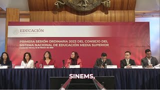 2da Sesión Ordinaria del Sistema Nacional de Educación Media Superior en Aguascalientes [upl. by Healy]