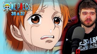 THIS BROKE ME 😭  One Piece Episodes 3637 REACTION [upl. by Hagar]