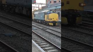 BR 37610 On Network Rail Test Train Passing Newport Bristol Kingsland Rd Yard to Cardiff Canton [upl. by Seem]