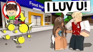 Trolling ODERS As a BEE In Brookhaven Roblox [upl. by Siriso]