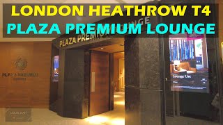 London Heathrow T4 Plaza Premium Lounge plazapremiumlounge londonheathrowairport [upl. by Burnett173]