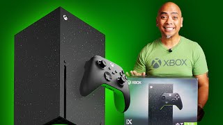 NEW Xbox Series X 2TB Galaxy Black Unboxing [upl. by Adlig542]