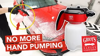 Review Griots Garage Cordless Foamer amp Sprayer  Foaming and Spraying for Auto Detailing [upl. by Brant169]