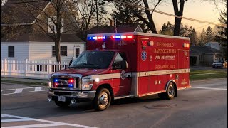 DeerfieldBannockburn IL Fire Department Ambulance 19 Responding [upl. by Retlaw]