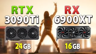 RTX 3090 Ti vs RX 6900 XT  Test in 9 Games  1440p 4K [upl. by Wooster]