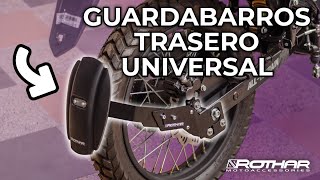 Guardabarros Trasero Universal  Rothar [upl. by Ivens]