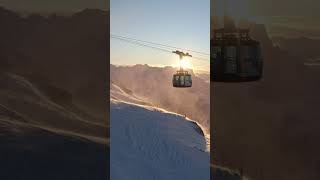 Spectacular Sunset Drone Footage of Tilis Cable Car in Switzerland switzerland aerial dji drone [upl. by Stewart661]