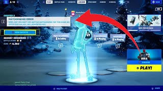 How to Fix Sorry But You Cant Use Custom Matchmaking For This Game Mode Error Fortnite [upl. by Neillij716]