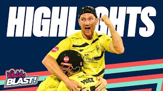 Bancroft amp Hammond Hit Fifties  Somerset v Gloucestershire  Highlights  Vitality Blast 2024 Final [upl. by Mcnalley]