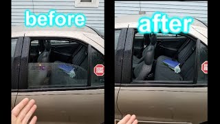 HOW TO ROLL THE BACK WINDOW OF A CHEVY CAVALIER ALL THE WAY DOWN [upl. by Tijnar]