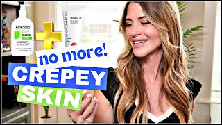 IMPROVE crepey skin with this EASY routine [upl. by Allx138]