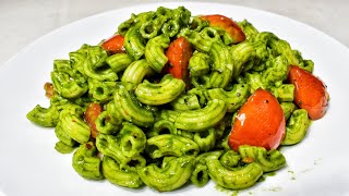 Quick amp Delicious Spinach Pasta Dinner Preparation [upl. by Dowell]