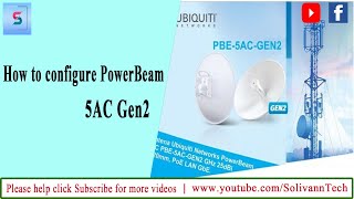 How to configure PowerBeam 5AC Gen2  Ubiquiti [upl. by Marpet]