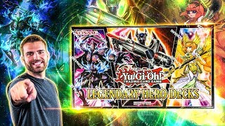 NEW YuGiOh Legendary Hero Decks Box Opening amp Review [upl. by Pearman371]