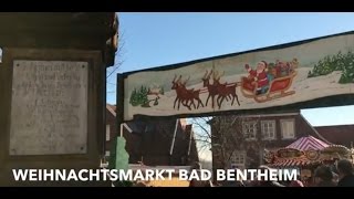 Weihnachtsmarkt Bad Bentheim [upl. by Odnomyar]