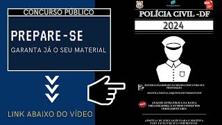 Apostila Policia Civil DF Nutricionista Gestor de Apoio 2024 [upl. by Ylram]