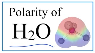 Polarity of Water Molecule Explained [upl. by Ronaele161]