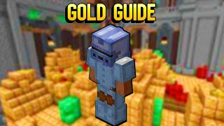 the complete gold mining guide HYPIXEL SKYBLOCK [upl. by Nydnarb]