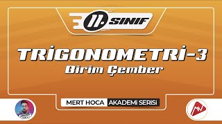 Trigonometri3  Birim Çember  11Sınıf Konu Anlatımı  Akademi Serisi [upl. by Aiykan]