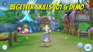 Ragnarok Mobile Begetter Skills 101  Demo [upl. by Sebastien]