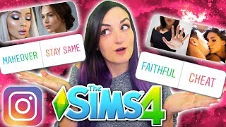 My Instagram Followers Control My Sims DRAMA  Sims 4 Challenge [upl. by Nerrawed]