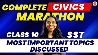 Civics Marathon Full Syllabus Revision  PYQs Sure Shot Qs  CBSE Class10 SSTVedantu910 [upl. by Airelav350]