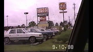 Trip to Toccoa Georgia on September 10th 1988 VINTAGE 1980S VIDEO [upl. by Ashelman]