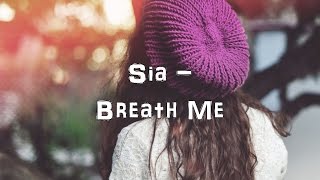 Sia  Breathe Me Acoustic CoverLyricsKaraoke [upl. by Carmela670]