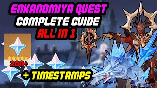 Complete Enkanomiya Quest Bathysmal Vishap Guide  Genshin Impact 24 [upl. by Ashlen154]