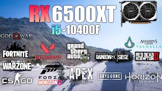 RX 6500XT  i5 10400F  Test in 14 Games  RX 6500XT Gaming [upl. by Alisen]