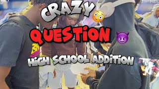 Crazy high school question amp football game 2024 [upl. by Pangaro]