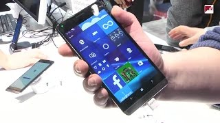 MWC 2016 Handy als LaptopErsatz  HP Elite X3 im Test [upl. by Yssenhguahs]