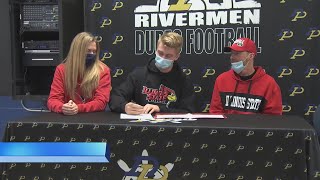 DuPecs Jake Anderson the lastest local football player to pick Illinois State [upl. by Madda814]