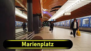 UBahn Station Marienplatz  Munich 🇩🇪  Walkthrough 🚶 [upl. by Doscher]