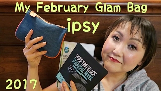 ipsy My February Glam Bag 2017 [upl. by Adoh831]