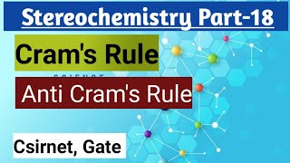 Crams Rule amp Anticrams Rule Stereochemistry L18 Asymmetric Synthesis csirnet gate iitjam [upl. by Dahsraf292]