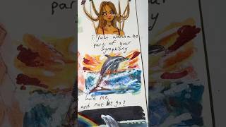 SYMPHONY LYRICS ART 🐬🌈🌊symphony lyricsart creative [upl. by Neellok]