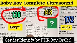 Ultrasound Showing Baby Boy  All Pregnancy Ultrasound Reports Fhr Of Baby Boy babyboyscan [upl. by Eilah]