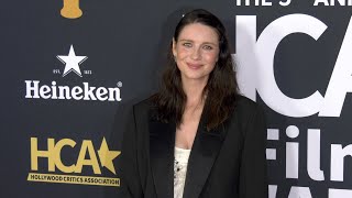 Caitriona Balfe attends the 5th Annual HCA Film Awards red carpet in Los Angeles [upl. by Malvie312]