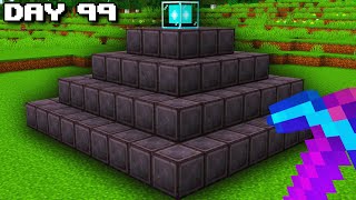 Can You Get a Full Netherite Beacon in 100 Minecraft Days [upl. by Toth]