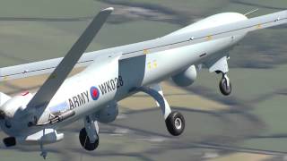 Thales Watchkeeper UAV ready to take off in two minutes [upl. by Jochbed]