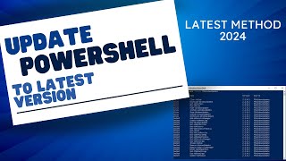 How to update PowerShell to latest version [upl. by Mistrot]