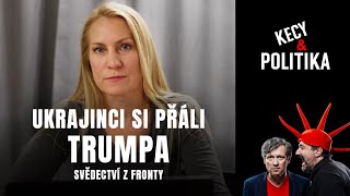 SPECIÁL Lenka Klicperová Ukrajinci si přáli Trumpa [upl. by Liatris828]