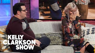 Grace VanderWaal Cries As She Meets Josh Gad For The First Time [upl. by Lowrance]