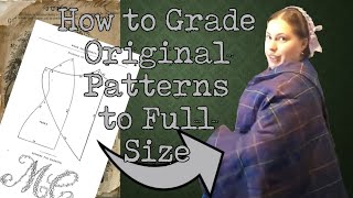 How to Print a Historic Pattern Full Size  A Historical Sewing How to [upl. by Trojan]