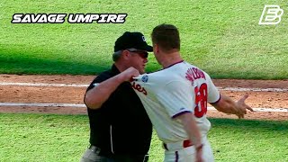 MLB  Most Savage Umpire Moments [upl. by Aisatsana]