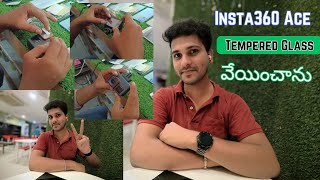 Insta 360 Ace Camera Tempered Glass Installation  ManuVlogger24 insta360 camera [upl. by Slen]